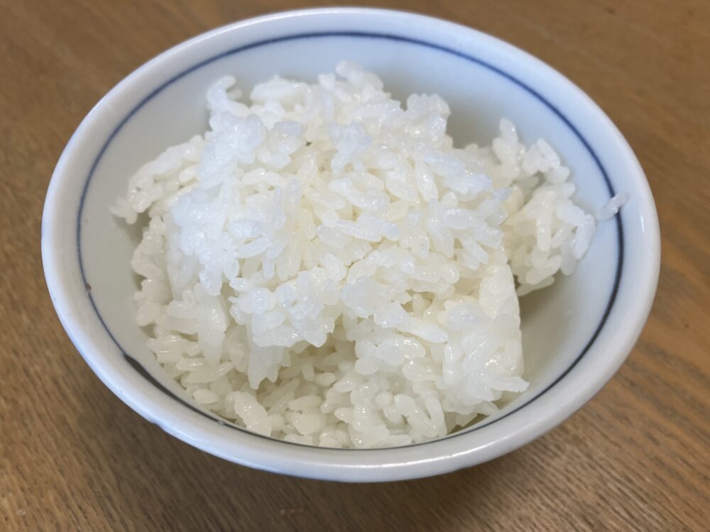備蓄米のご飯の写真